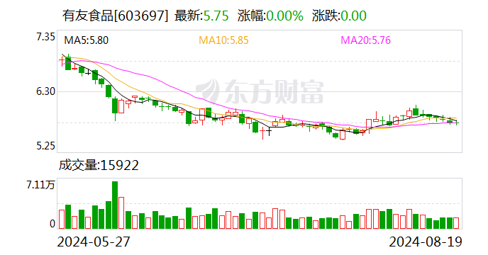 有友食品：2024年上半年实现净利润约7613.57万元  第1张